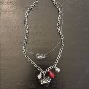 Team Edward Heart Pendant Necklace